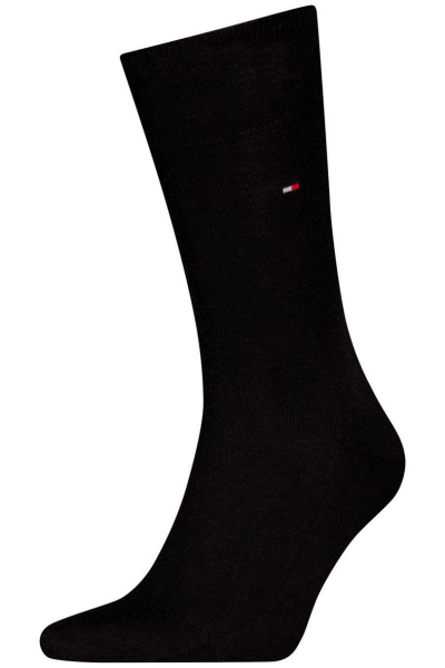 Preview: Tommy Hilfiger Herren - Premium Merino Socken - Uni Schwarz