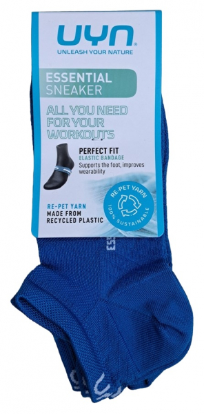 2 Paar UYN Unisex - Essential Sneaker - Blau