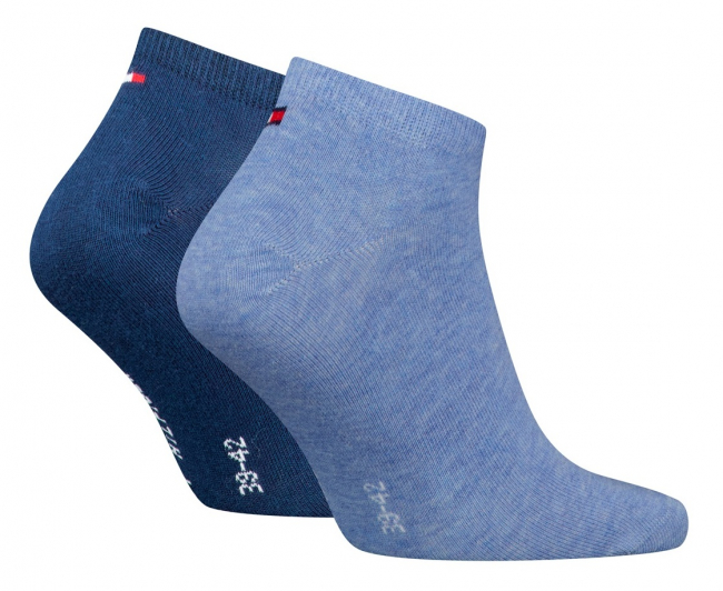 Preview: 2 Paar Tommy Hilfiger Herren - Sneaker Füßlinge - Blue Combo