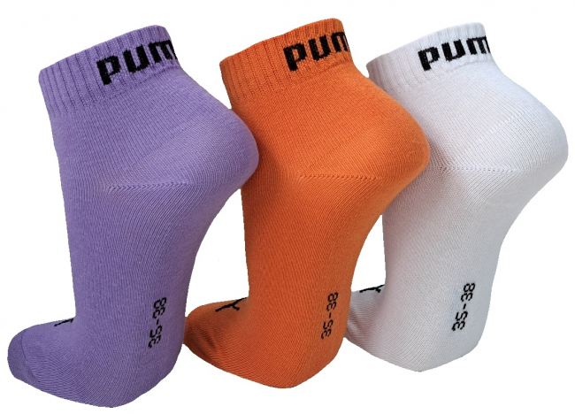 3 Paar Puma Klassik Quarter - Farbset - FX Lavender Combo - Größe 39/42