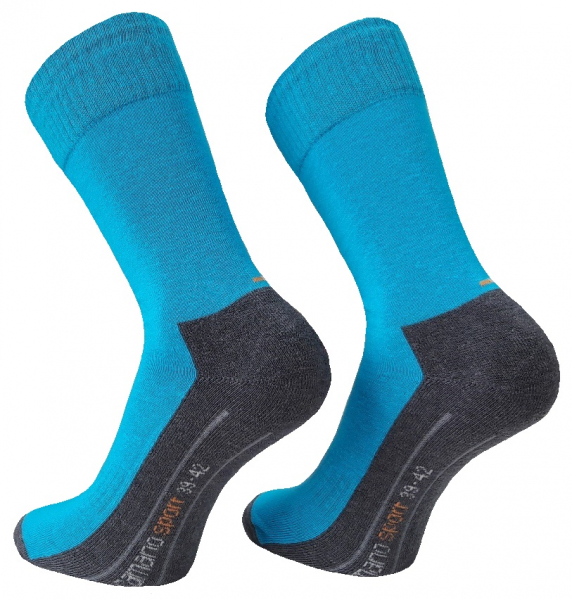 2 Paar Camano Pro Tex Comfort Funktionssocken - Türkis - Größe 39/42