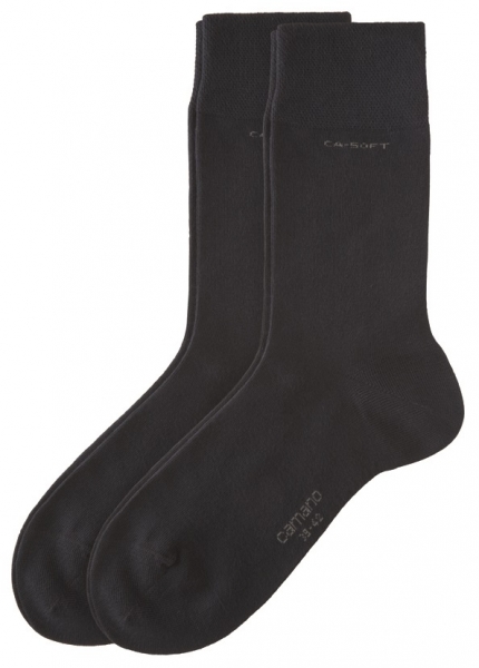 2 Paar CA - SOFTBUND Socken ohne Gummidruck - Marine - Größe 47/49