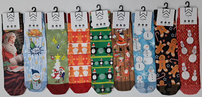 10 Paar Cool 7 und Wigglesteps Socken Restposten - MIX WEIHNACHTSMOTIVE