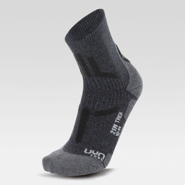 UYN Herren - Trekking 2IN Wandersocken - Anthrazit
