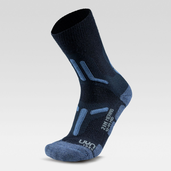 UYN Herren - Trekking 2IN Merino Socken - Navy/Jeansblau
