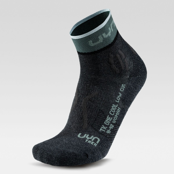UYN Damen - Trekking One Cool Quarter - Anthrazit/Loden