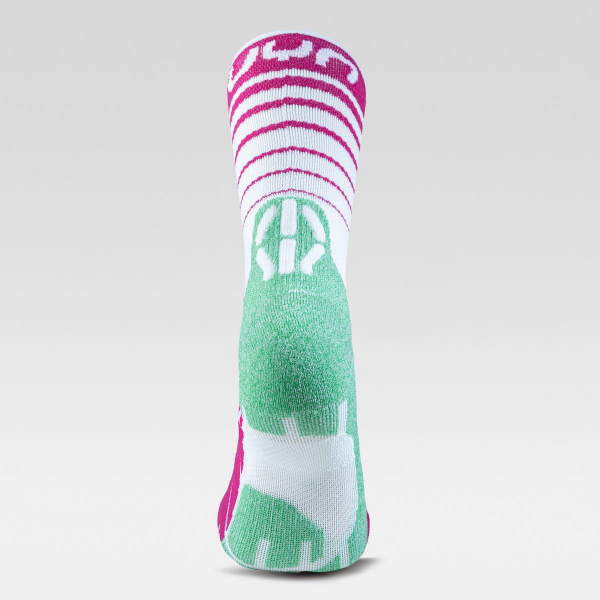 UYN Damen - Runners Five Socks - White/Fuchsia