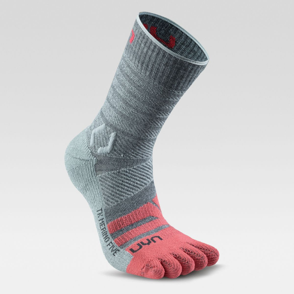 UYN Damen - Trekking Five Merino - Grau/Coral