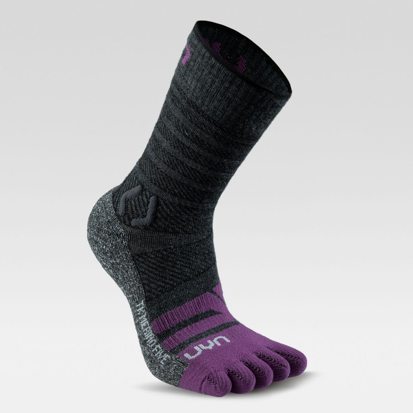UYN Damen - Trekking Five Merino - Anthrazit/Purple