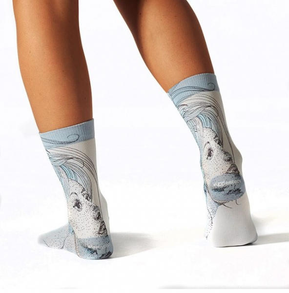 Preview: Wigglesteps Damen - Socken - Style: 00736 - Einhorn