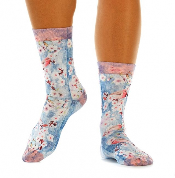 Wigglesteps Damen - Socken - Style: 01042 - Kirschblüte