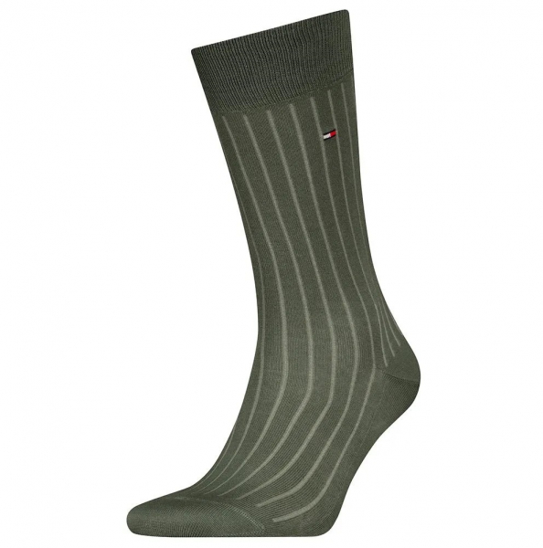 Tommy Hilfiger Herren - Premium Fil D'Ecosse Socken - Uni Green