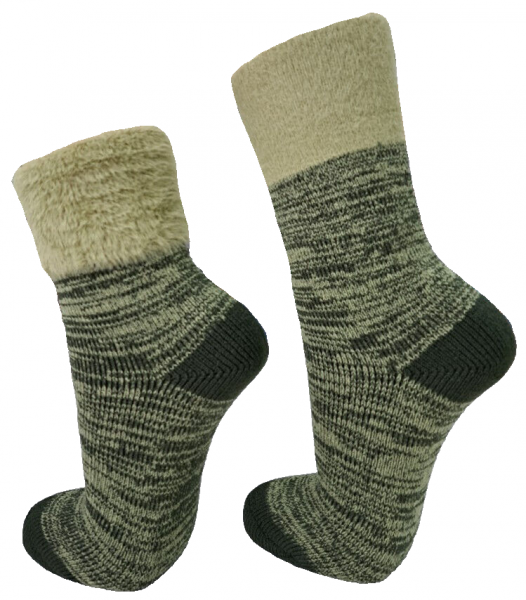 Damen Umschlagrand - Thermo Kuschelsocken - Forrest - Größe 35/38