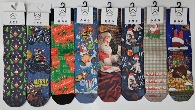 10 Paar Cool 7 und Wigglesteps Socken Restposten - MIX WEIHNACHTSMOTIVE