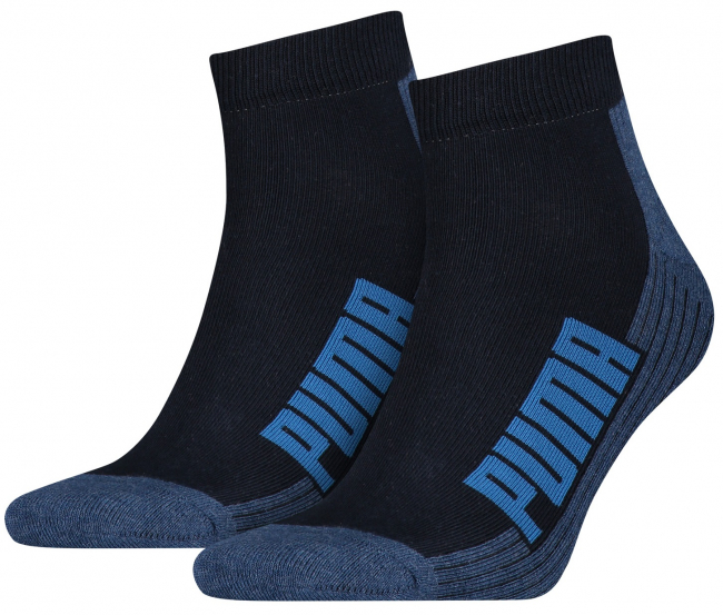 2 Paar Puma Frotteesohle Jump Quarter - Blau