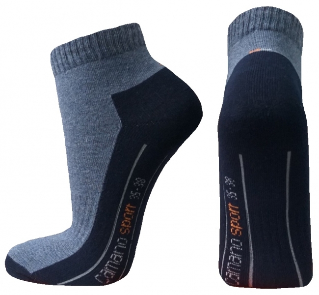 2 Paar Camano P-Sohle Quarter ohne Gummidruck - Jeans - Größe 43/46