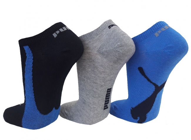 3 Paar Puma Sneaker - Lifestyle Farbset - Blau - Größe 35/38