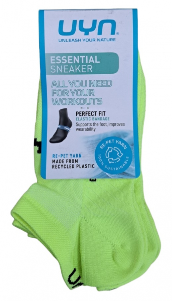 Preview: 2 Paar UYN Unisex - Essential Sneaker - Lime