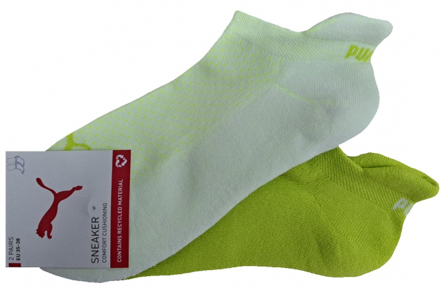 2 Paar Puma Speed Cat Damen Frotteesohle Sneaker - FX Set: Lime Combo