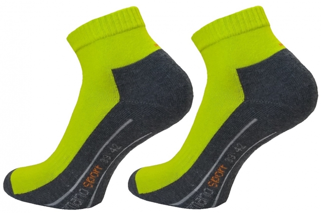 2 Paar Camano P-Sohle Quarter ohne Gummidruck - Limone - Größe 39/42