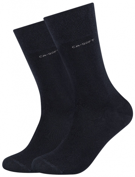 2 Paar CA - SOFTBUND Socken ohne Gummidruck - Marine - Größe 35/38