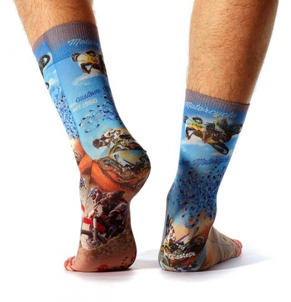 Wigglesteps Herren - Socken - Style: 00419 - Motocross