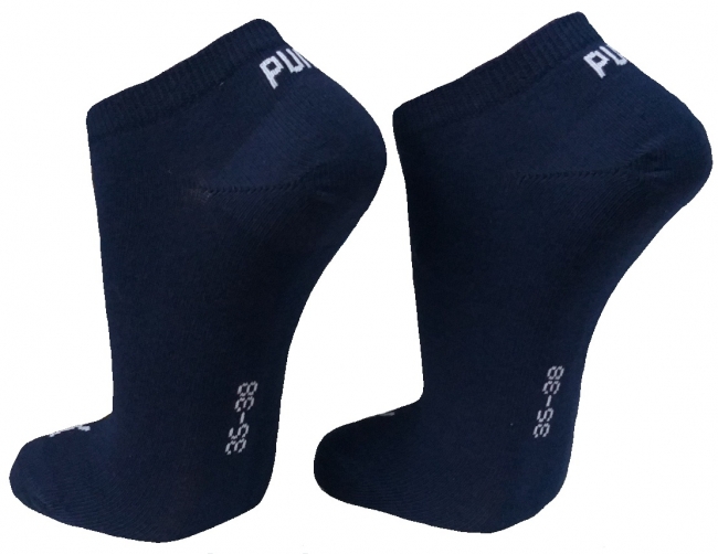 3 Paar Puma Sneaker - Invisible Farbset - Navy - Größe 39/42