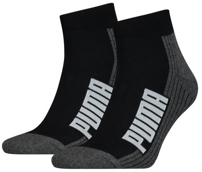2 Paar Puma Frotteesohle Jump Quarter - Schwarz