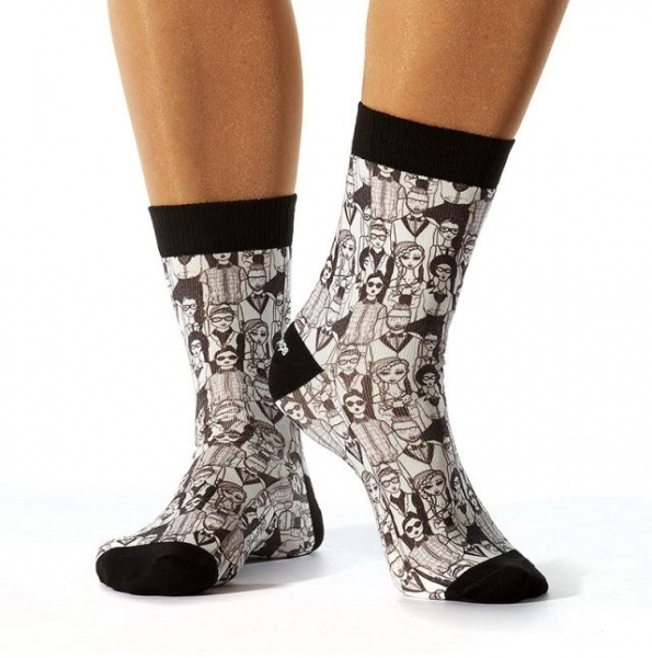Wigglesteps Damen - Socken - Style: 00154 - People