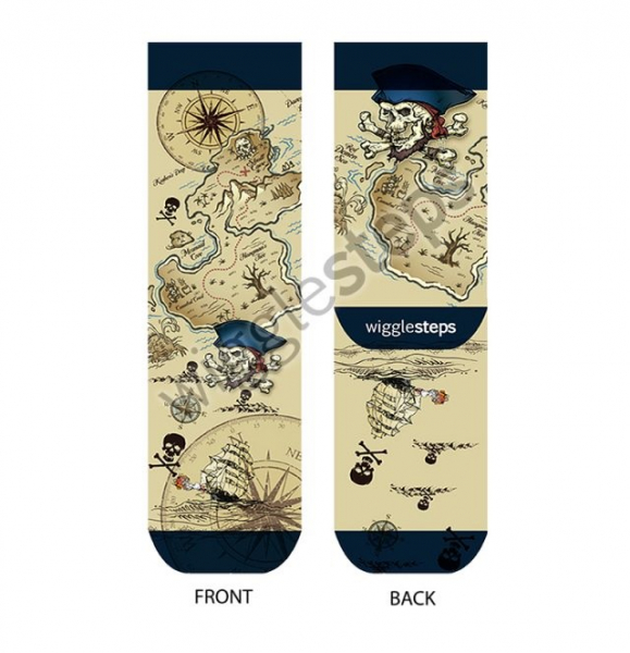 Wigglesteps Herren - Socken - Style: 00044 - Schatzinsel
