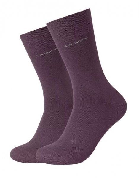 2 Paar CA - SOFTBUND Socken ohne Gummidruck - Purple - Größe 43/46