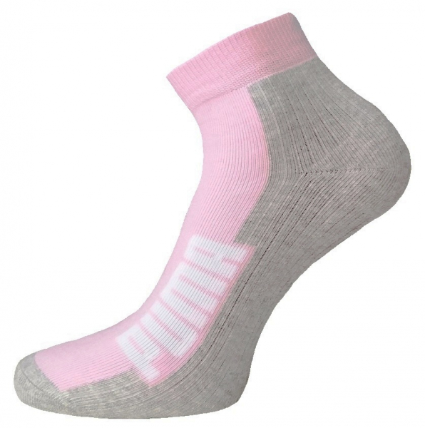 2 Paar Puma Frotteesohle Jump Quarter - Rosa