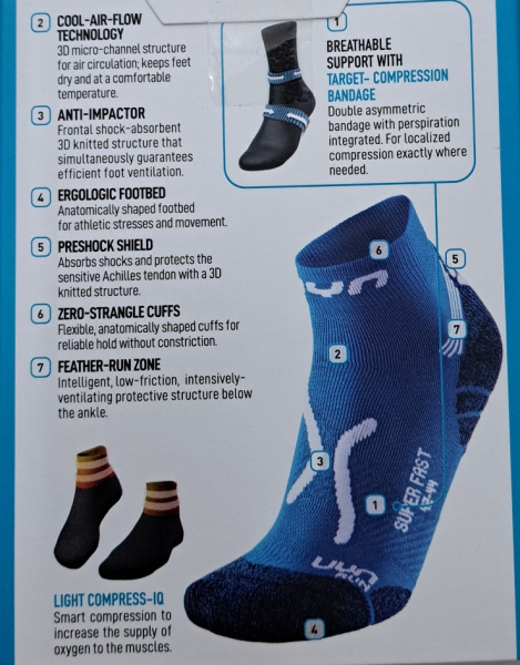 Preview: UYN Herren - Run Super Fast - Blau