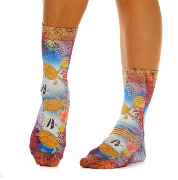 Wigglesteps Damen - Socken - Style: 01008 - Schildkröte