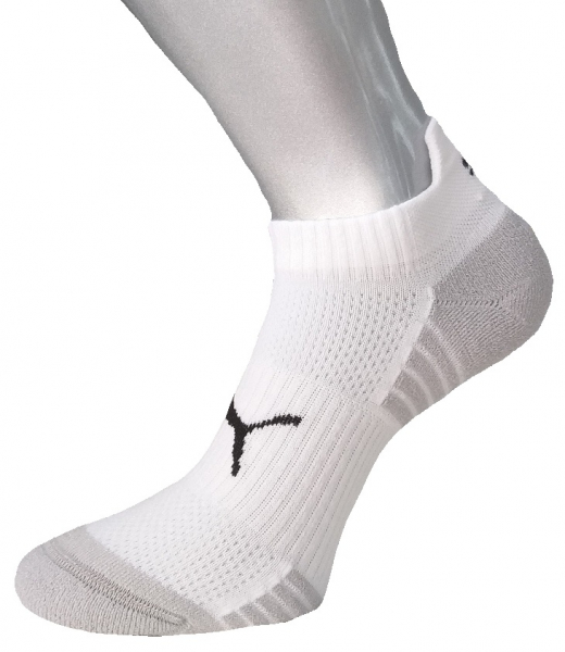 2 Paar Puma Sport Coolmax - Unisex P-Sohle Sneaker - Weiss