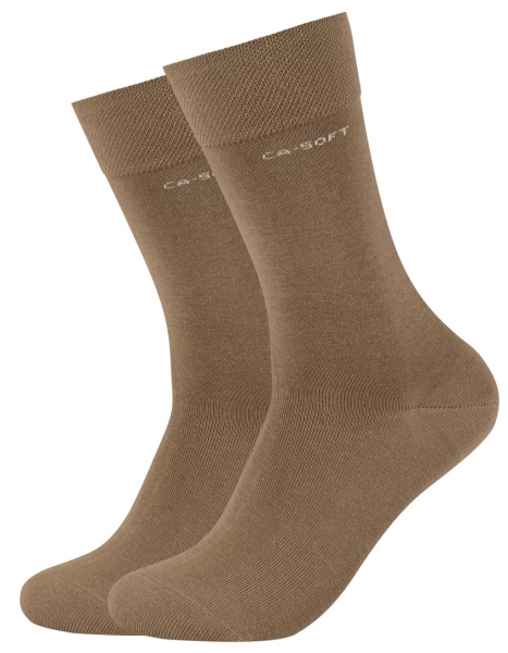 2 Paar CA - SOFTBUND Socken ohne Gummidruck - Tiger's Eye - Größe 35/38