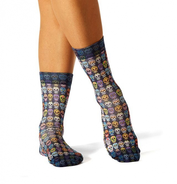Wigglesteps Damen - Socken - Style: 00590 - Skull Color