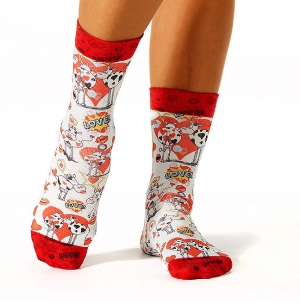 Wigglesteps Damen - Socken - Style: 00843 - Kühe