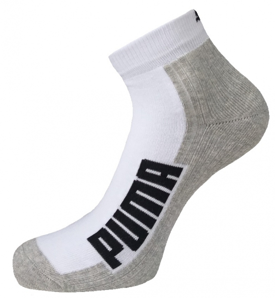 2 Paar Puma Frotteesohle Jump Quarter - Weiss