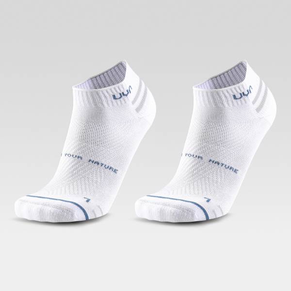 2 Paar UYN Unisex - Low Cut Quarter - Weiss