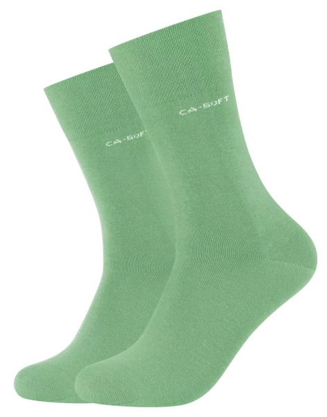 2 Paar CA - SOFTBUND Socken ohne Gummidruck - Zephyr Green - Größe 39/42