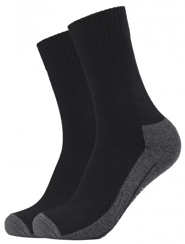 2 Paar Camano Pro Tex - Sportsocken mit P-Sohle - Schwarz
