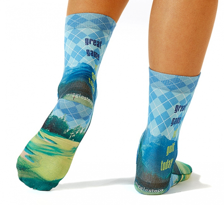 Wigglesteps Damen - Socken - Style: 00251 - Golfplatz