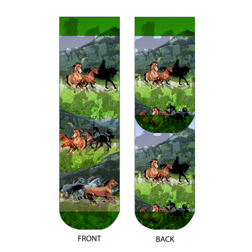 Wigglesteps Damen - Socken - Style: 00252 - Pferde