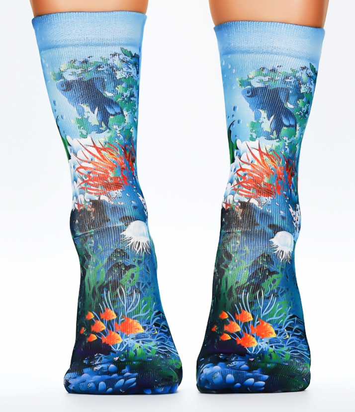 Wigglesteps Damen - Socken - Style: 00253 - Korallenriff