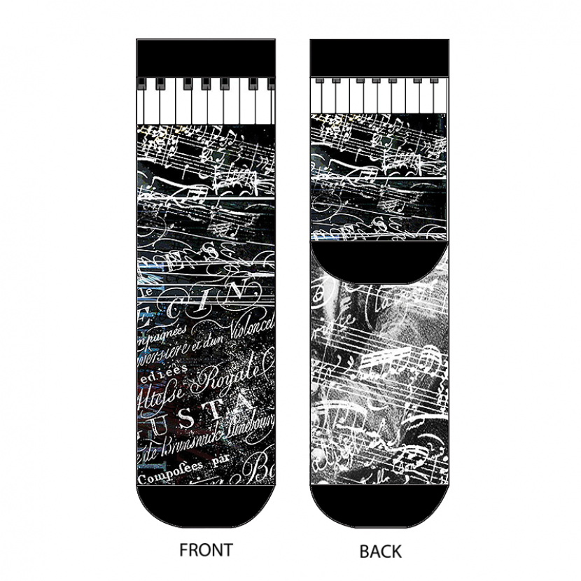 Wigglesteps Herren - Socken - Style: 00368 - Klassik Musik