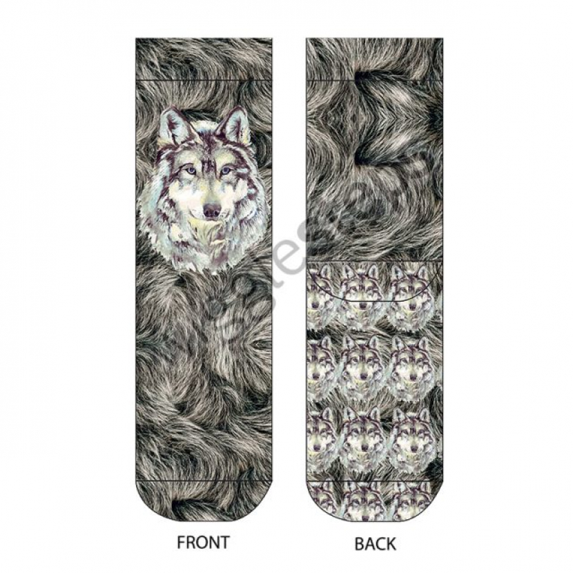 Wigglesteps Damen - Socken - Style: 00528 - Wolf