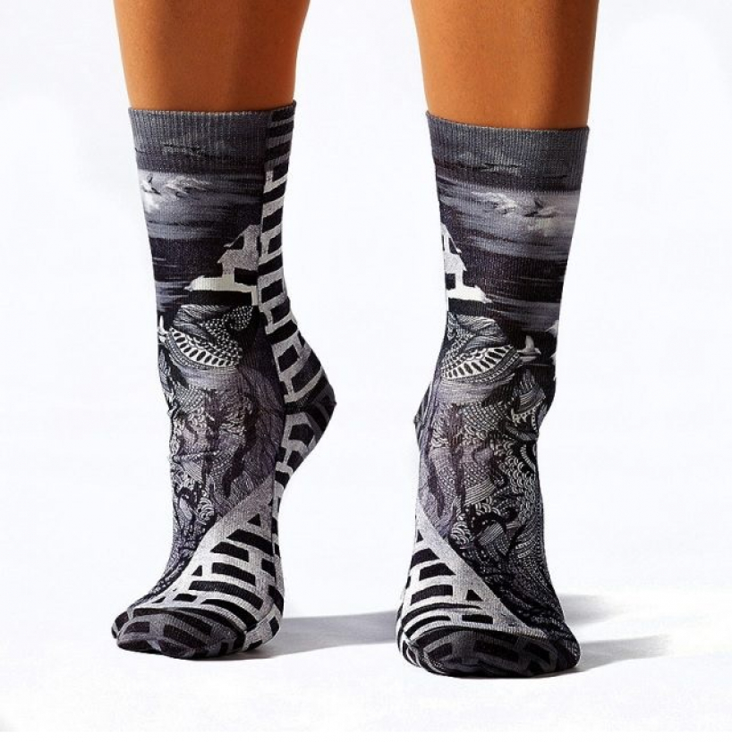 Wigglesteps Damen - Socken - Style: 00567 - Doppelmotiv No Fear