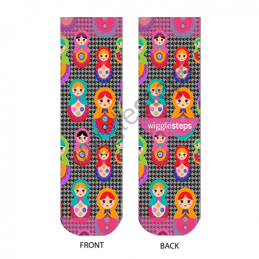 Wigglesteps Damen - Socken - Style: 00642 - Matrjoschka