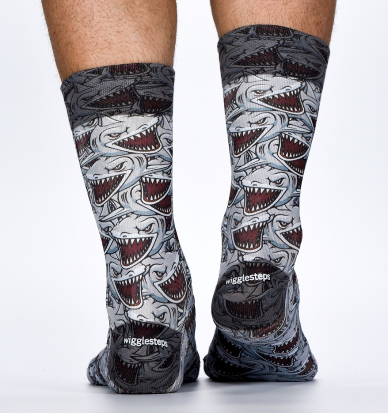 Wigglesteps Herren - Socken - Style: 00858 - Shark Grey